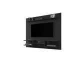 Manhattan Comfort - Centre de divertissement flottant moderne Plaza 64,25 po - Noir-Garantie limitée du fabricant de 30 jours