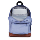 JanSport - Sac À Dos Étudiant Cool - Lavande Cendrée-Détails du dessous et des garnitures en cuir PU