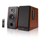 Edifier - R1700BTs Enceintes de bibliothèque Bluetooth actives multifonctions avec sortie de caisson de basses - Brun-Découvrez des basses riches et des aigus nets et clairs grâce à nos haut-parleurs de haute qualité et à notre port bass-reflex orienté vers l'avant. La prise en charge DSP et DRC minimise la distorsion
