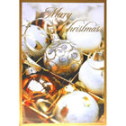 Rosedale - Cartes de souhaits Noël / Enveloppes - 5-1/2 po x 8 po - Fini scintillant et dorure - Paquet de 12-Cartes de souhaits qualité boutique