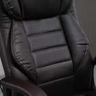 Vinsetto - Fauteuil de bureau exécutif à haut dossier avec massage à vibrations 6 points - brun-Garantie limitée du fabricant de 90 jours