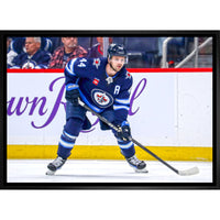 Josh Morrissey Winnipeg Jets - Toile encadree - 31" x 22"-Impression sur toile de qualité supérieure avec bordures enveloppées