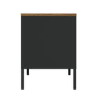 Manhattan Comfort - Meuble TV moderne Landen 47,3 po - Noir-Assemblage à domicile requis Tout le matériel inclus