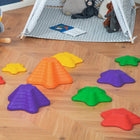 Outsunny - pierres d’équilibre grand format avec dessous antidérapant - multicolore - lot de 11-Conception empilable pour un rangement facile 