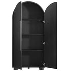 Modway - Bellamy Haute et voûtée Armoire de rangement - Noir-7