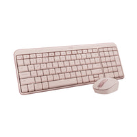 Logitech - Ensemble souris et clavier sans fil Bluetooth MK250 - Rose-Connexion en quelques secondes: technologie sans fil Bluetooth simple et rapide pour utiliser immédiatement cet ensemble clavier et souris sans fil Logitech prêt à l’emploi, sans dongle ni port USB	