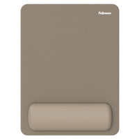 Fellowes - Repose-poignet pour souris Breyta XL avec coussin HEX - Sable-23 % plus grand que notre tapis de souris standard avec repose-poignet, afin de favoriser une plus grande amplitude de mouvement et de réduire les petits mouvements