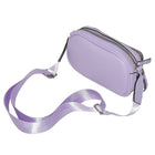 Nicci - Sac à bandoulière pour femme avec poche avant zippée - Lilas-Fermeture à glissière supérieure