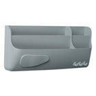 MasterVision Support de rangement magnétique pour tableaux blancs - 4 compartiments - Gris-Support de rangement magnétique avec 4 compartiments pour ranger les essentiels de tableau blanc
