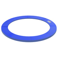 HOMCOM - Coussin de trampoline 8 pi - bleu-Conçu pour protéger les utilisateurs contre les éraflures ou le coincement causés par les crochets à ressort et l’espace entre les ressorts