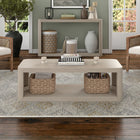 Hudson&Canal - Table basse rectangulaire Kellan (119 cm) - Blanc aulne-Caractéristiques assemblage facile