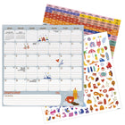 DateWorks - 2026 Calendrier Mural Magnétique Familial 16 Mois - 12 po x 12 po - Bilingue -7