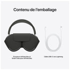 Apple - AirPods Max - Gris cosmique-Arceau avec maille filet et coussinets en mousse viscoélastique pour un ajustement exceptionnel