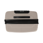 Swiss Mobility - Ensemble de Valise 2 Morceaux à Coque Rigide de la collection Rhodes- Latté-Intérieur doublé avec panneau de séparation, poche pratique et sangles de maintien pour garder le contenu organisé et bien en place