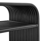 Modway - Eve Rotin naturel courbé Table d’appoint - Noir-8