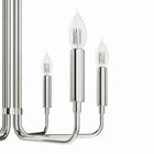 Modway - Rekindle 6-Lumière Lustre - Nickel poli-Installation professionnelle requise
