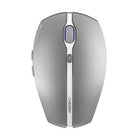 Cherry - Souris optique ergonomique Bluetooth sans fil GENTIX BT - Argent-Résolution réglable à deux niveaux (1 000/2 000 dpi)