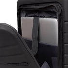 Bugatti - Valise de cabine Munich Pro 21.5po avec poche frontale - Noir-Support AirTag intégré pour suivre vos bagages (AirTag non inclus)