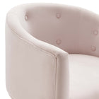 Modway - Savour Touffe Performance Velvet Chaise d’accent - Rose-7
