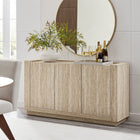 Modway - Hollis 59" Travertin Buffet - Travertin-3 portes