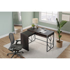 Thomasville - Bureau Azuria de 48 po de largeur avec rallonge coulissante et centre d’alimentation, espresso-Roulettes et glissières à roulement à billes pour un mouvement fluide
