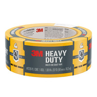 3M - Ruban à conduits très résistant jaune, 2120-YL, 48 mm l x 18,2 m L-Surfaces multiples : Ruban polyvalent avec adhésif amélioré de résistance de qualité industrielle qui adhère solidement au métal, au verre, au plastique, au carton/carton ondulé et au stratifié