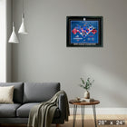 Toronto Blue Jays 16x20 with Pin 2025 American League Champions Collage - Impression encadree - 28" x 24"-Prêt à accrocher - livré entièrement assemblé