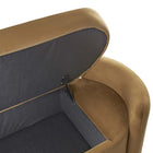 Modway - Nebula Velours Performance Rembourré Banc - Cognac-7
