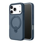 AXS - PROShield Stand MagSafe Compatible Apple iPhone 17 Pro - Bleu-Rebords surélevés pour protéger l’écran et la caméra contre les impacts
