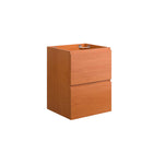 Modway - Scenic Fixation murale de 18" Armoire de toilette de salle de bain (lavabo non inclus) - Noyer cerisier-Armoire de toilette murale pour salle de bain