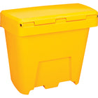 RMP - Maintenance Products Contenant pour sel et sable - Jaune - 21" H x 27" l x 26" P - 4.24 pi³-Les entrées pour fourches intégrées permettent de déplacer les bacs avec un transpalette sans les vider