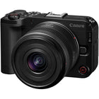 Canon - Appareil photo sans miroir EOS R50 V avec objectif 14-30 mm f/4-6,3-Profitez de la prise de vue vidéo avec objectif interchangeable avec le premier boîtier d'appareil photo de la série EOS V