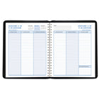 Staples - Agenda hebdomadaire/mensuel 2027 - 8 3/4 po H x 6 7/8 po l - noir - bilingue-Format des pages : 8 3/4 po H x 6 7/8 po l