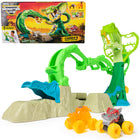 Monster Jam - Coffret Mini Cobra Booster-2 monster trucks Mini Jams exclusifs : Libérez la puissance de ThunderROARus et JCB Digatron version or à l'échelle 1:87 et au style Monster Jam féroce
