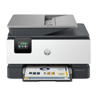 HP - Imprimante multifonction HP OfficeJet Pro 9125 - blanc-Imprimante tout-en-un pour imprimer, numériser, copier et télécopier, inclut cartouches, cordon et guides, compatible impression mobile et ADF