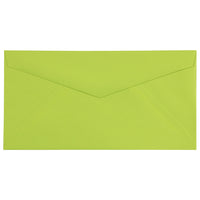 JAM Paper Enveloppes format livret de teinte claire avec fermeture gommée, 3 7/8 x 7 1/2 po, vert lime, 1000/paquet-Vert lime
