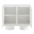 Modway - Lumo 2 portes Bois Armoire d’accent - Blanc-9