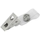 Merangue - Pinces à badges avec sangle - Paquet de 100-Clip pour badge d'identification avec sangle en vinyle