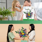 Contixo - Ensemble de blocs de construction de la collection florale Bouquet de tulipes-7