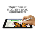 Apple -  iPad, écran Retina 10,2 po, Wi-Fi, puce A13 Bionic, 64 Go, iPadiOS 15, argent-Stockage interne 16 Go