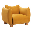 Zuo - Meia Fauteuil d’appoint - Moutarde-Assemblage requis