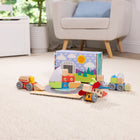 Melissa & Doug - Coffret de jeu Blockables Véhicules de 54 pièces-Collectionnez-les ! Compatibles avec tous les autres ensembles Blockables , l’emballage se déplie pour servir d’espace de jeu et toutes les pièces se rangent dans la boîte robuste avec poignée pour faciliter le nettoyage et le transport (brevet en instance).