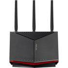 ASUS - Routeur extensible double bande WiFi 7 Smart AiMesh RT-BE86U BE6800 - Noir-Le RT-BE86U comprend un port WAN/LAN 10G, prêt pour le divertissement de nouvelle génération ou les home studios. Il déverrouille également une liaison Ethernet ultra-haute vitesse de 10 Gbit/s pour un réseau filaire robuste.