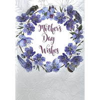 Mill Brook Studio - Cartes De Souhaits Fête des Mères / Enveloppes - 5-3/8 po x 7-3/4 po - Couronne - Paquet de 18-Cartes de souhaits qualité boutique