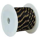 JAM Paper - Ruban de corde décoratif - 15 verges. - Noir avec or-Ruban de corde décoratif noir avec or