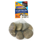 Creativity Street - Pierres artisanales - Couleurs et tailles naturelles assorties - 2 lb - Paquet de 6-Tailles et couleurs assorties