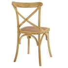 Modway - Gear Fauteuil d’appoint de salle à manger Ensemble de 2 - Naturel-8