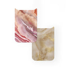 Ideal of Sweden - Pack Imprimé iPhone 17 Pro - Marbre rose poudré-Créez un look unique pour votre coque de téléphone