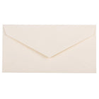 JAM Paper - Enveloppes d'invitation Monarch Strathmore - 3,875 po x 7,5 po - vélin blanc naturel - paquet de 50 (3197090I)-Vélin blanc naturel