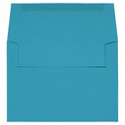 JAM Paper - Enveloppes d'invitation colorées A7 - 5 1/4 x 7 1/4 - bleu recyclé - Paquet de 100-Couleur : enveloppes en papier recyclé bleu